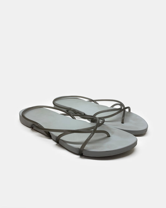 Ipanema 1990s Spaghetti Mules Grey