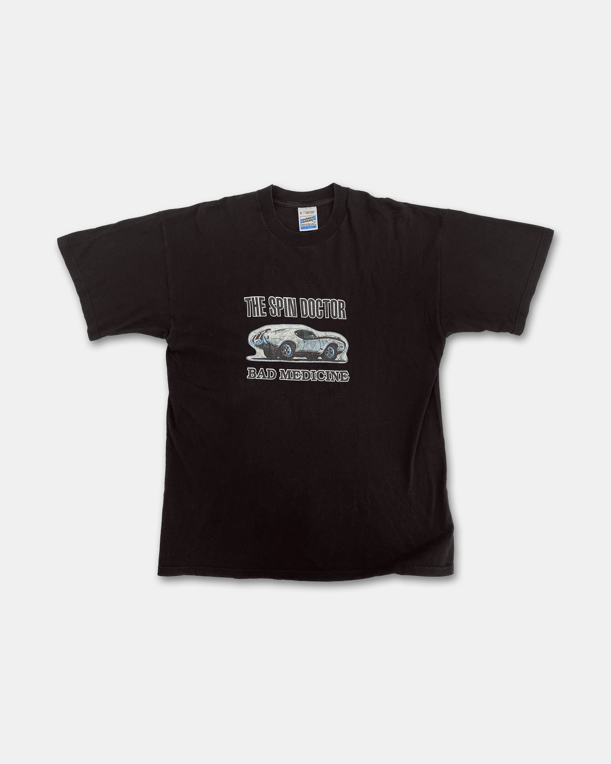 Vintage 1990s The Spin Doctor Graphic T-Shirt Black – Knud Peters
