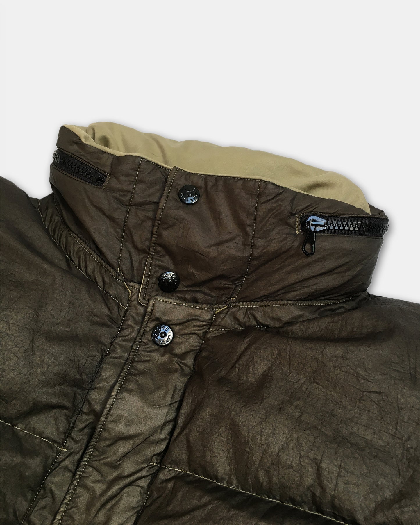 Stone Island AW2006 Pufferjacke Braun 