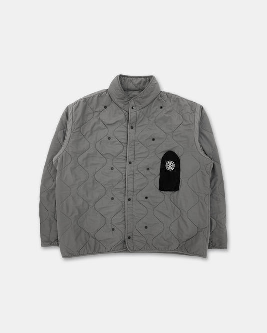 Stone Island AW2004 Quilted Inner Liner Jacket Grey