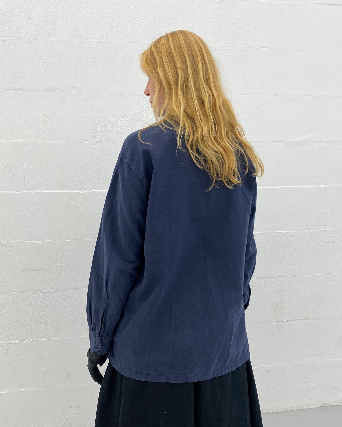 Stone Island Marina SS1995 Oversized Chest Pocket Shirt Navy