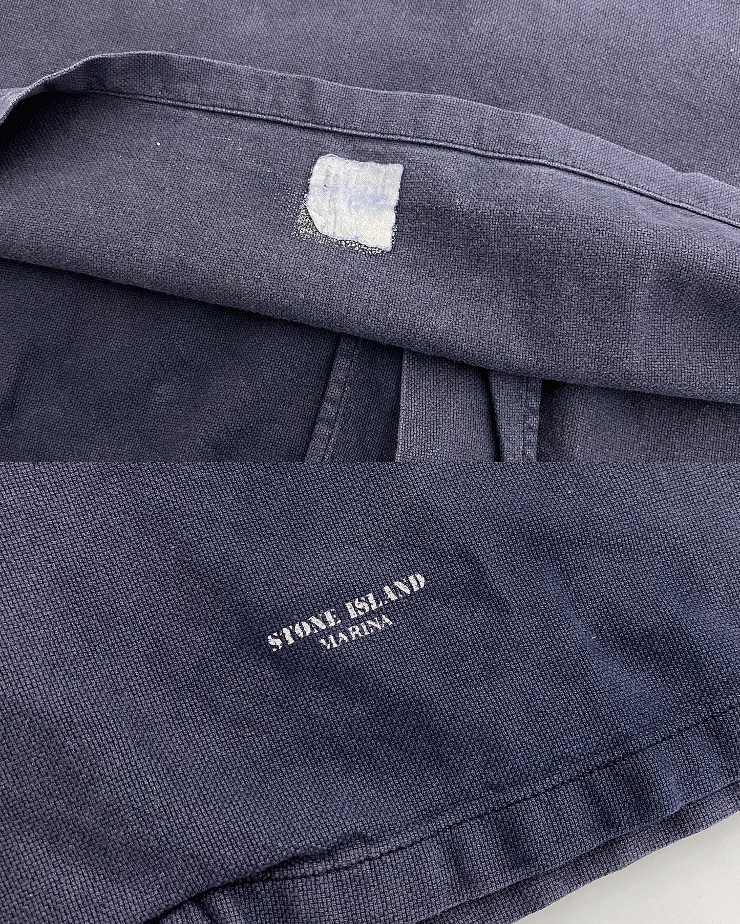 Stone Island – Marina SS1995 – Übergroßes Hemd mit Brusttasche, Marineblau 