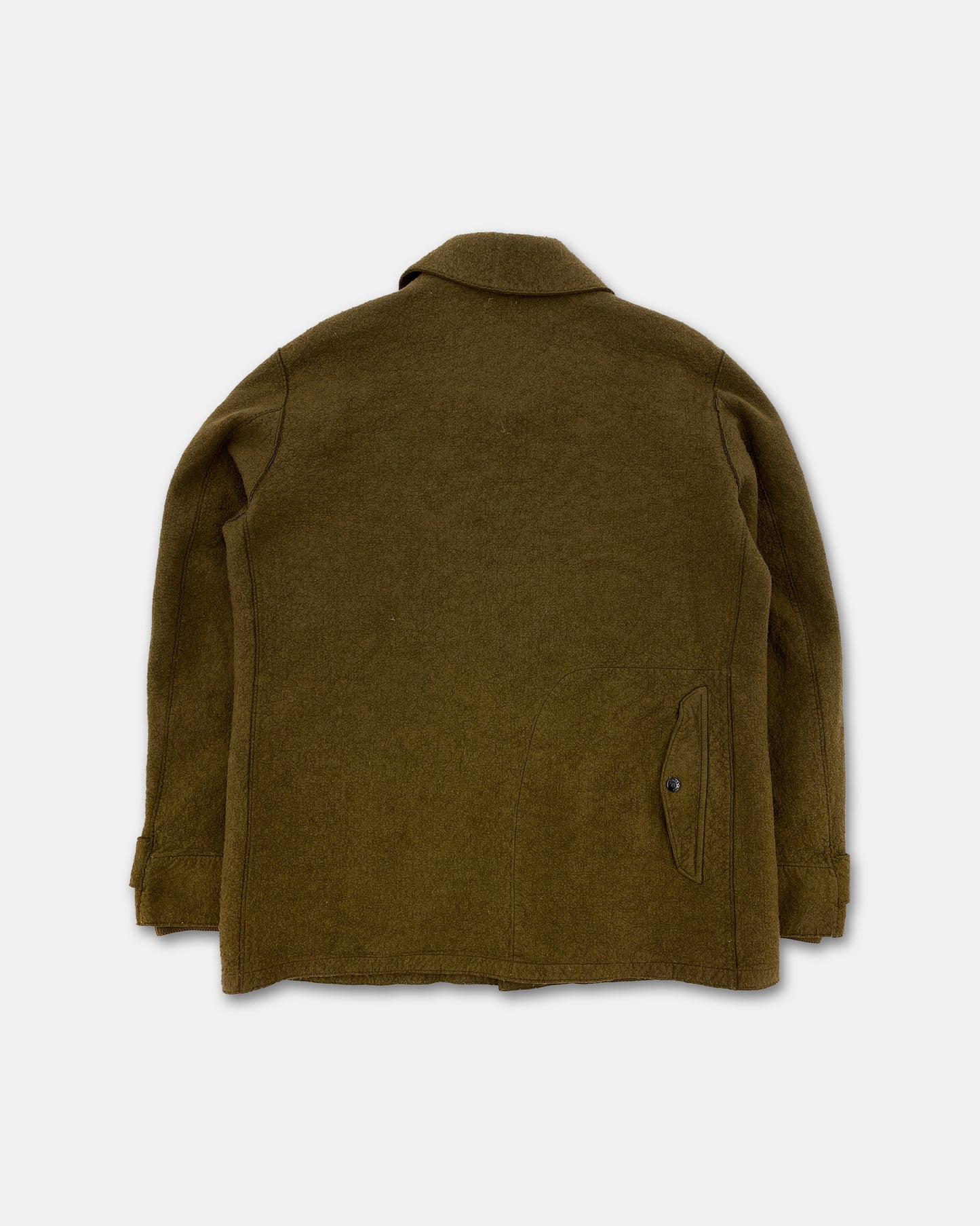 Stone Island AW2005 Felt Jacket Brown