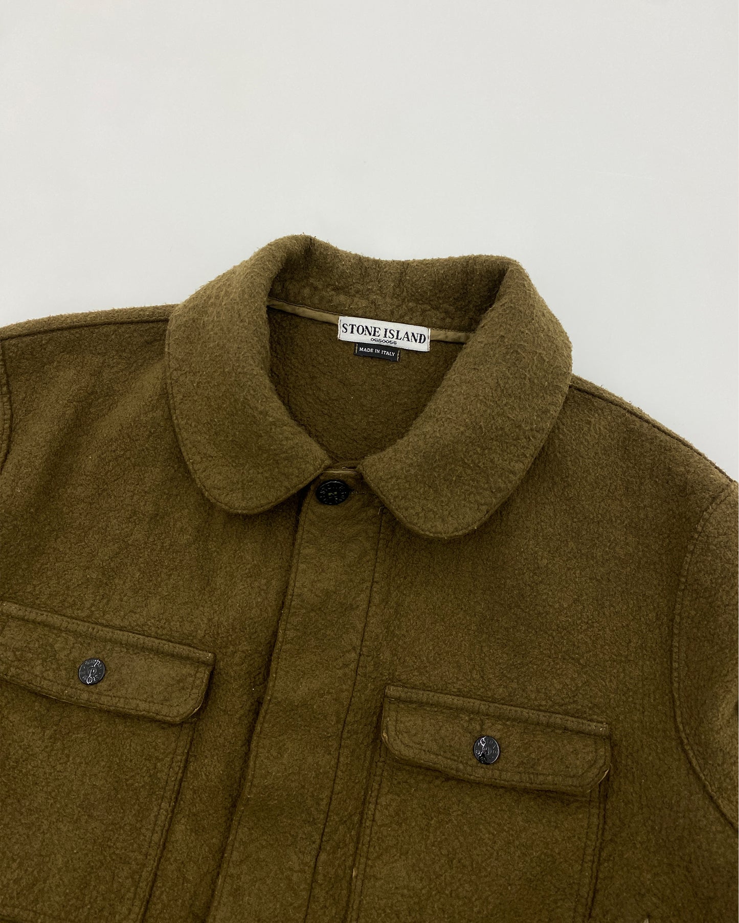 Stone Island AW2005 Felt Jacket Brown