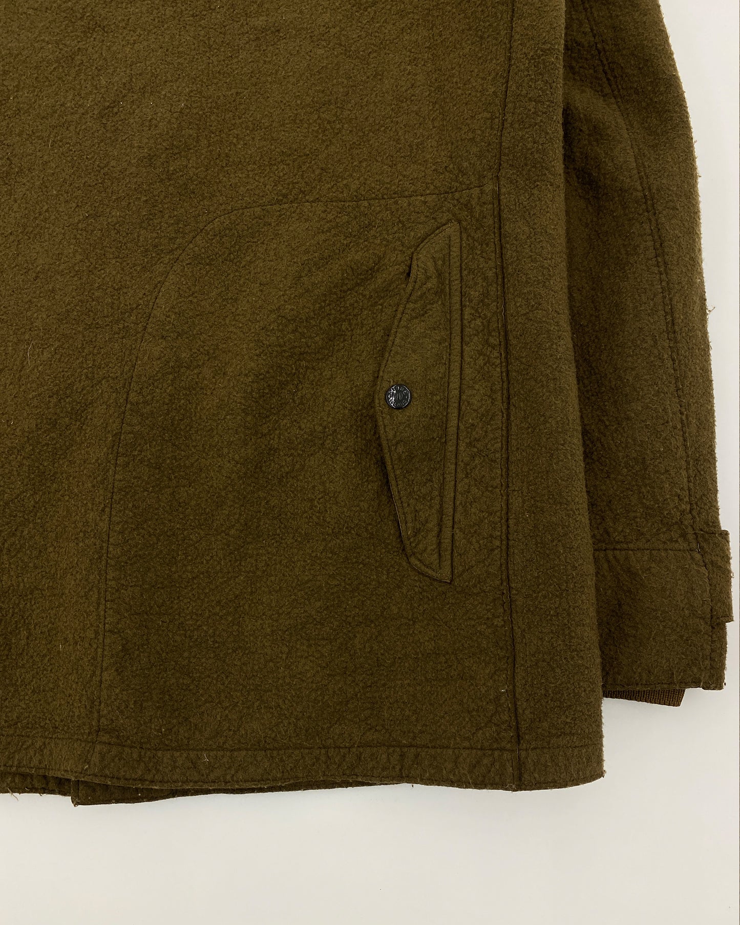 Stone Island AW2005 Felt Jacket Brown