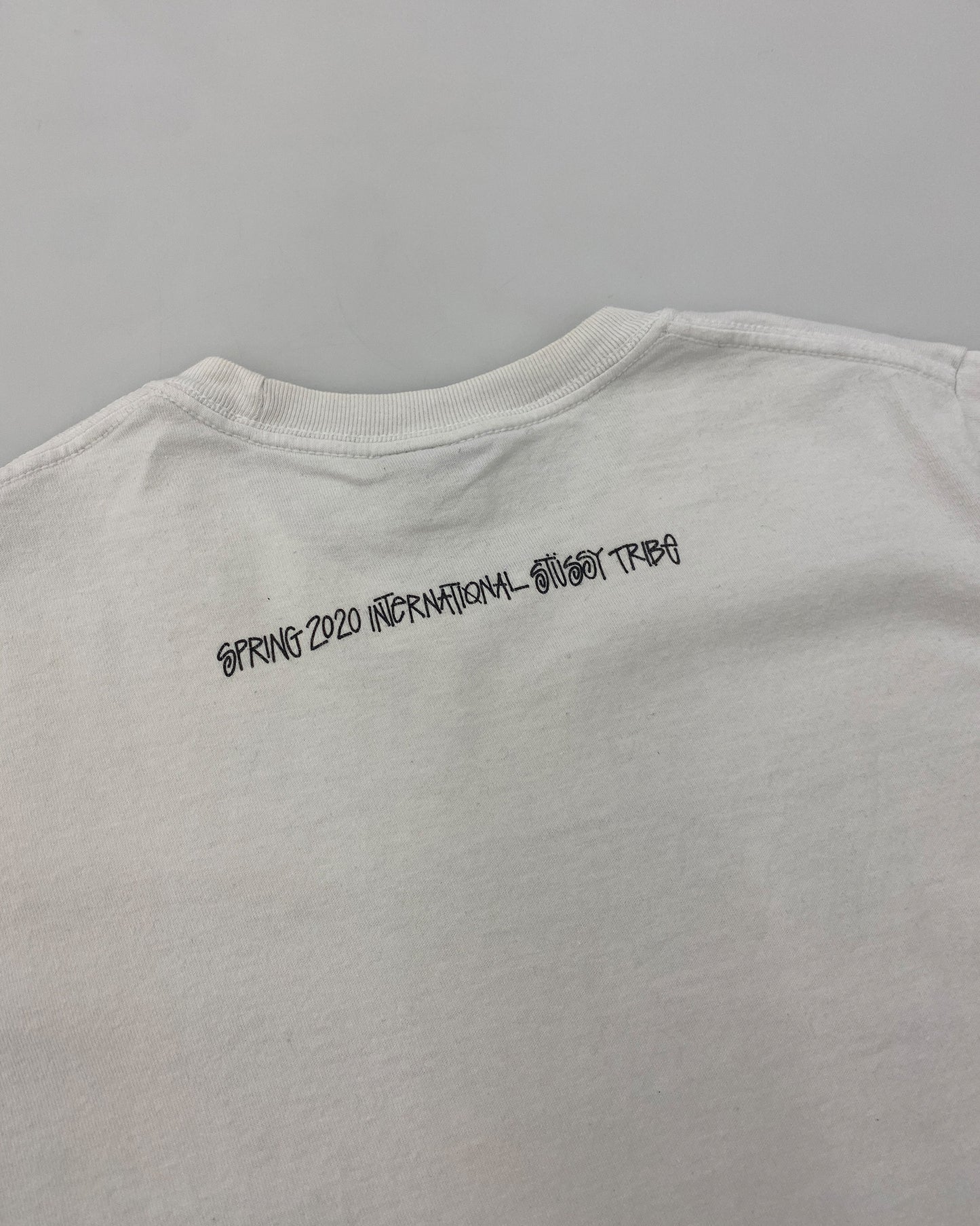 Stüssy 2020 International Tribe Surfer T-Shirt White