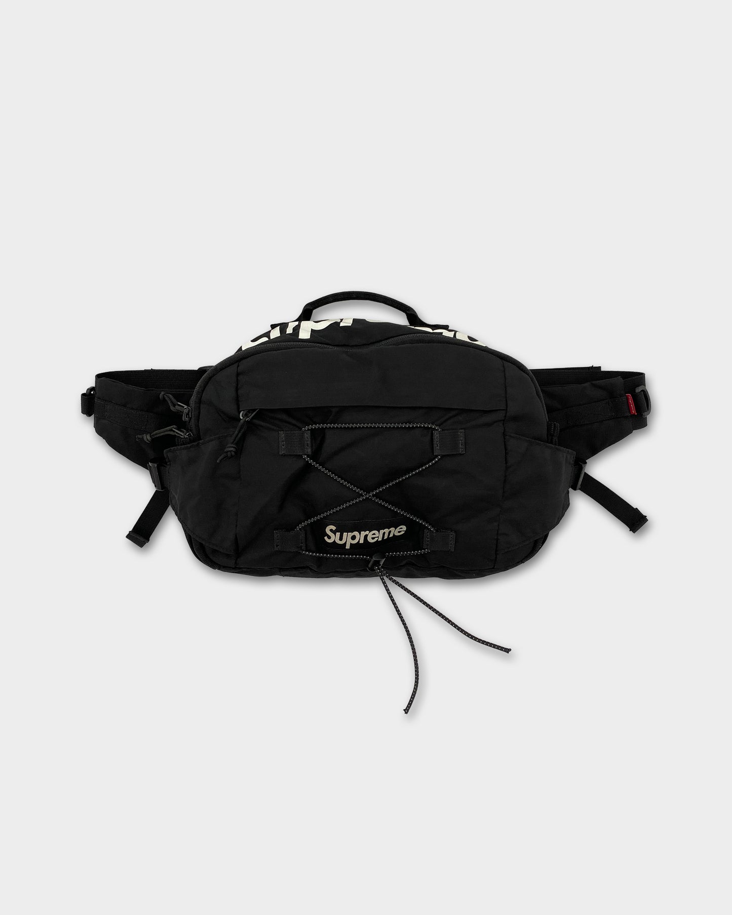 Supreme SS2017 Ripstop Waist Shoulder Bag Black