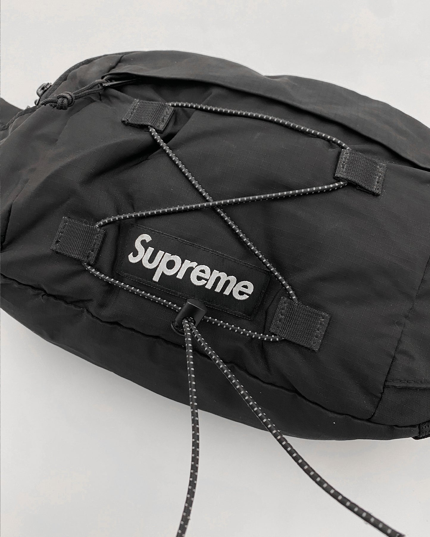 Supreme SS2017 Ripstop Waist Shoulder Bag Black