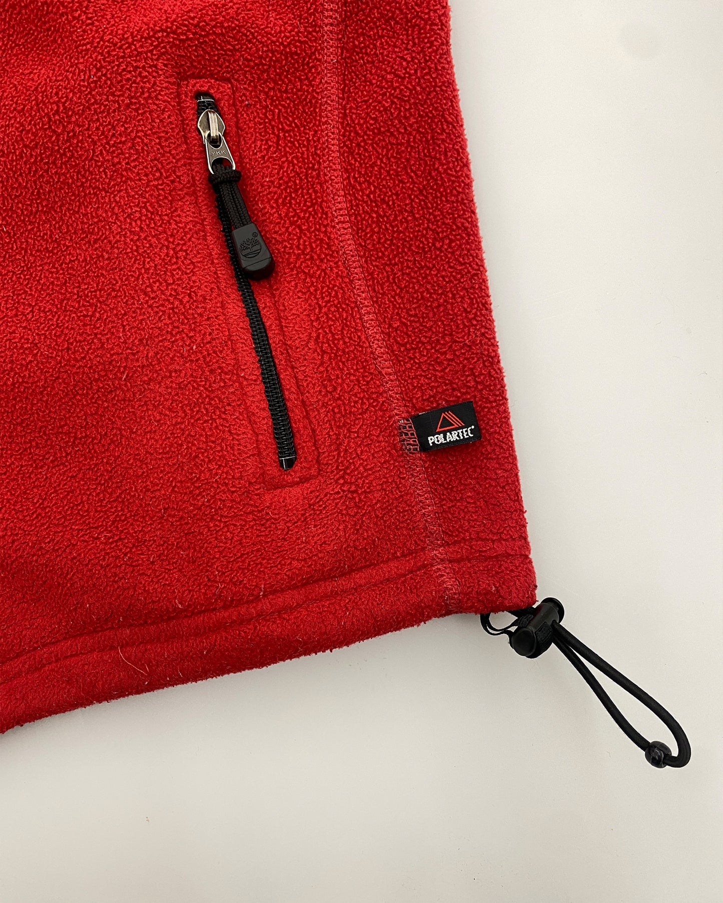 Timberland 1990s Fleece Vest Red