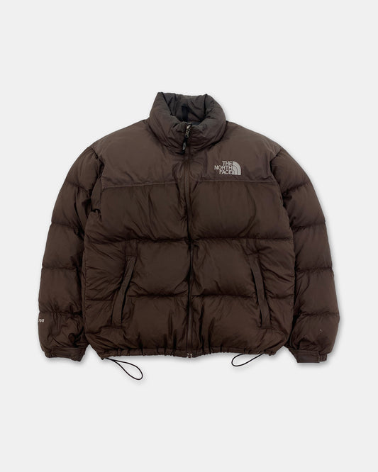 The North Face – 1990er-Jahre-Nuptse-Pufferjacke in Braun 