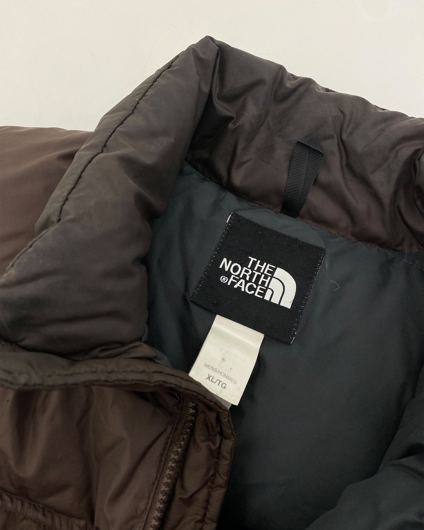 The North Face – 1990er-Jahre-Nuptse-Pufferjacke in Braun 