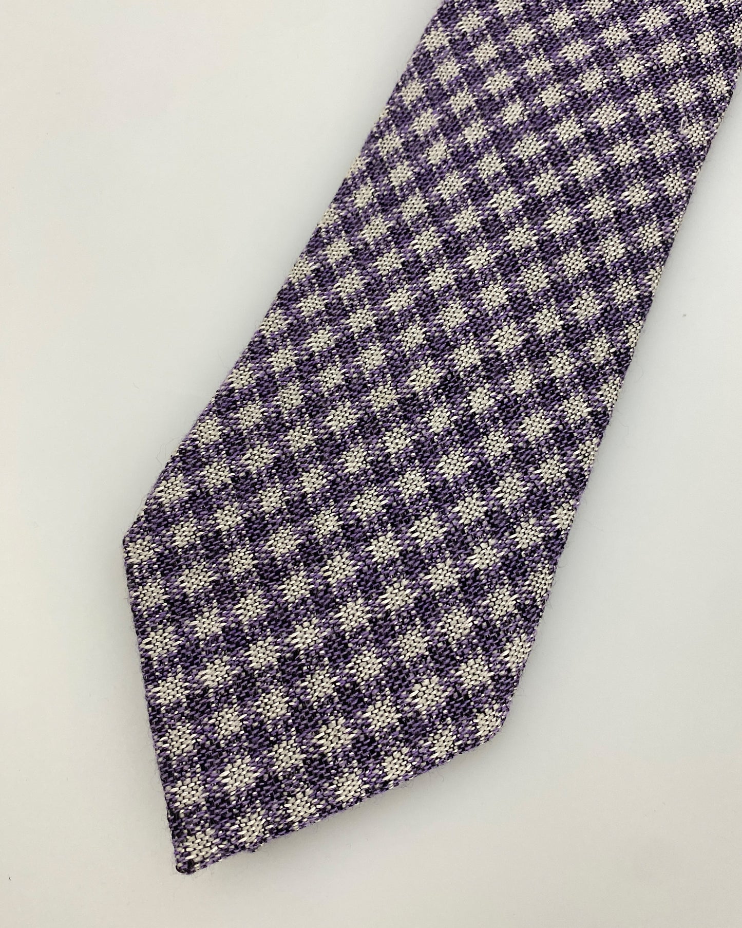 Tom Ford 2000s Pattern Tie Purple Beige