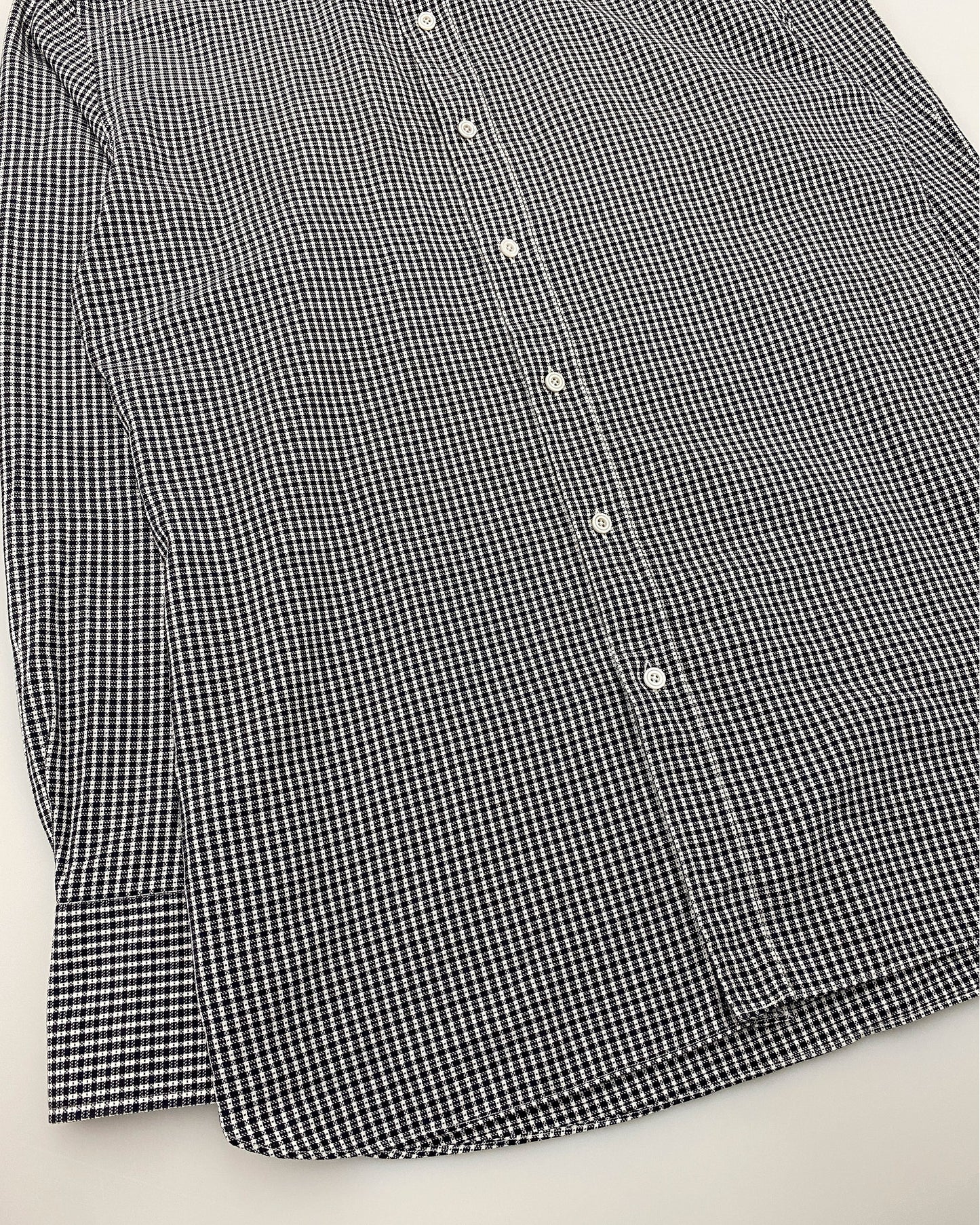 Tom Ford 2010s Checked Shirt Black White