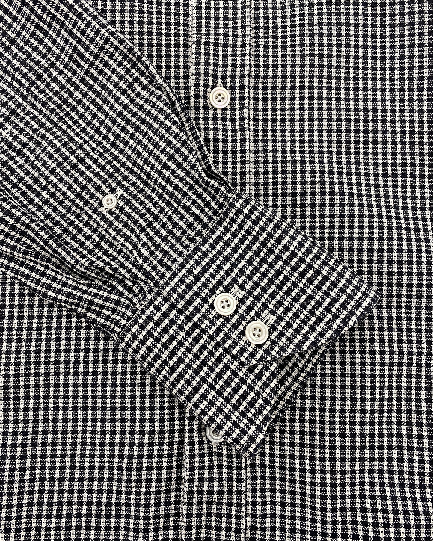 Tom Ford 2010s Checked Shirt Black White