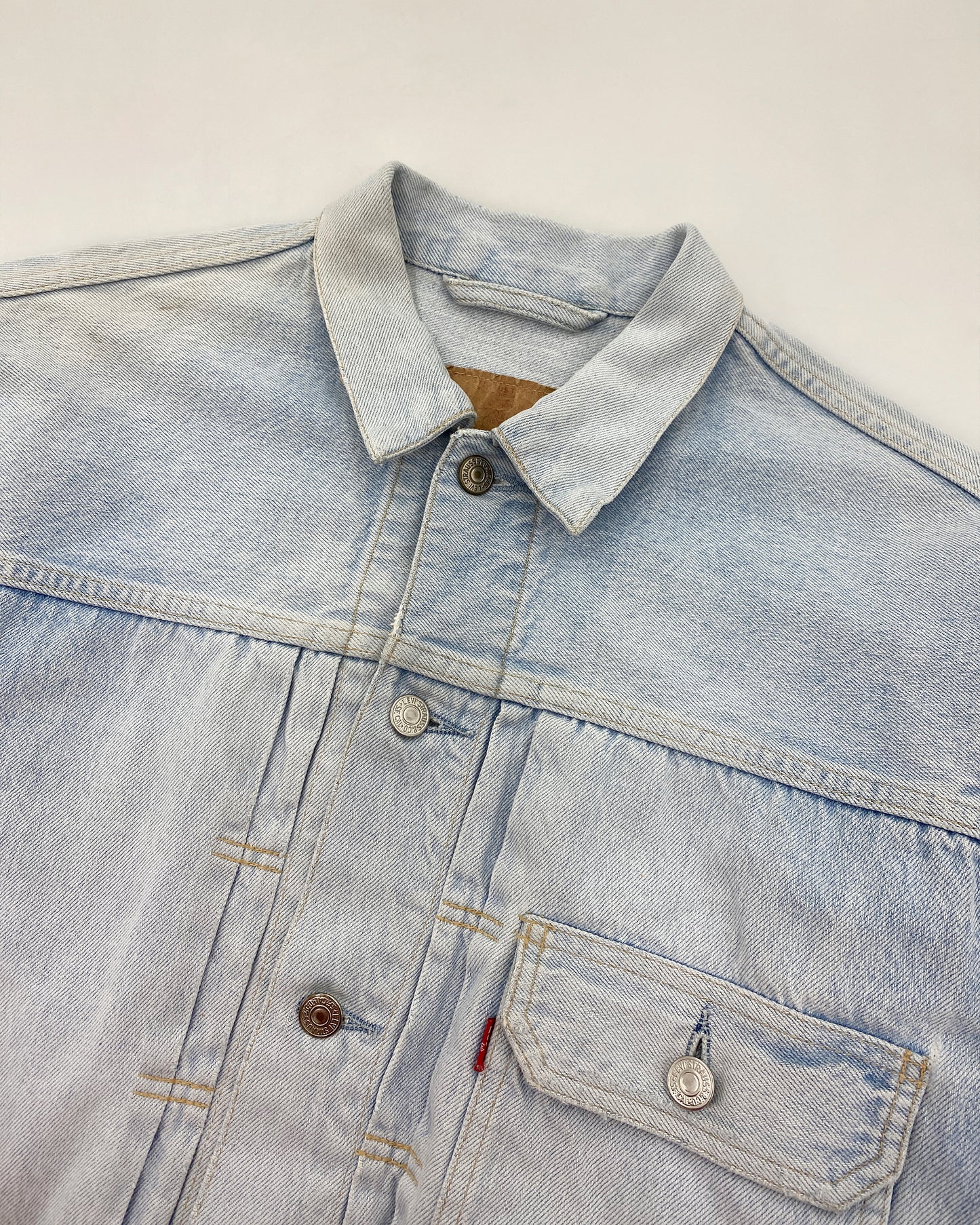 Levis 1980s Type 1 Denim Jacket Light Blue