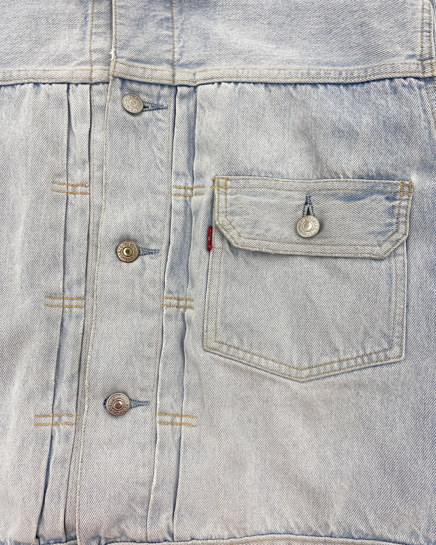 Levis 1980er Type 1 Jeansjacke Hellblau 