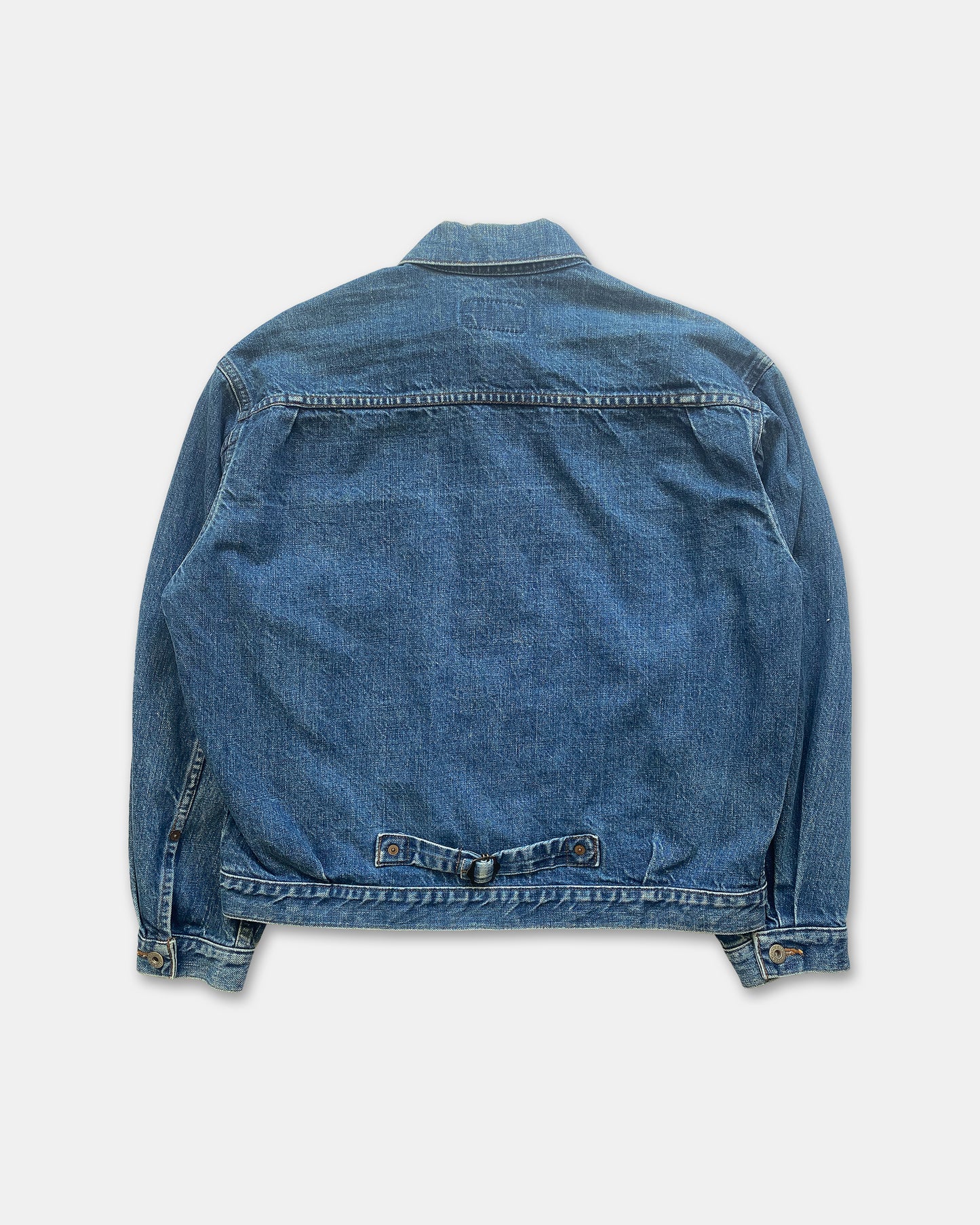 Levis 1980s Type 1 Japan Big E Denim Jacket Blue