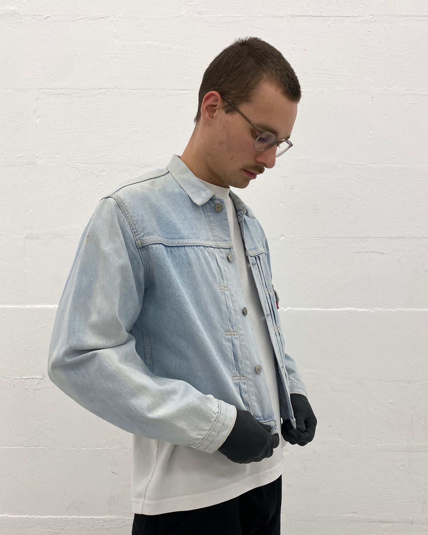 Levis 1980s Type 1 Denim Jacket Light Blue