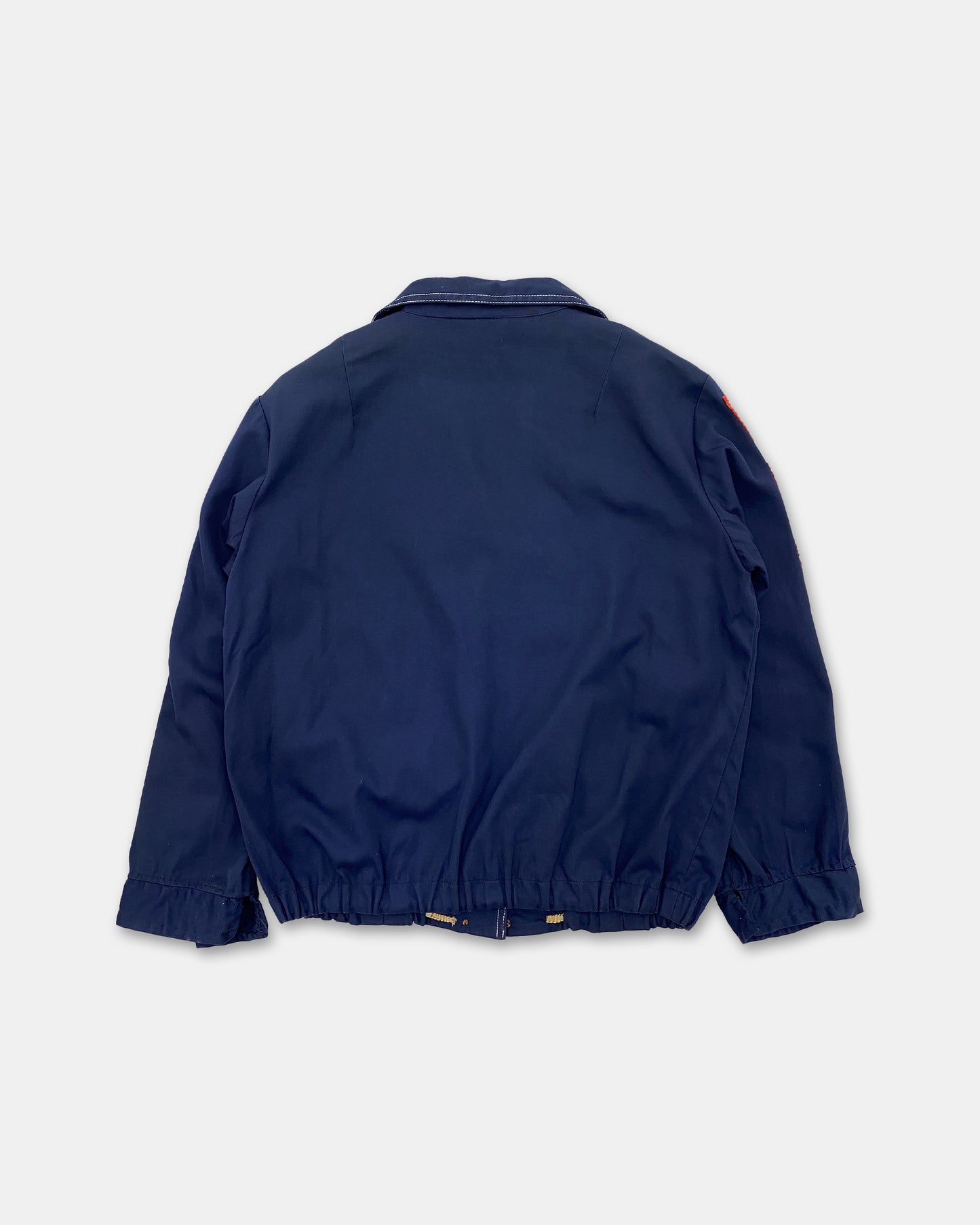 Vintage 1970s Hiking Patch Jacket Navy