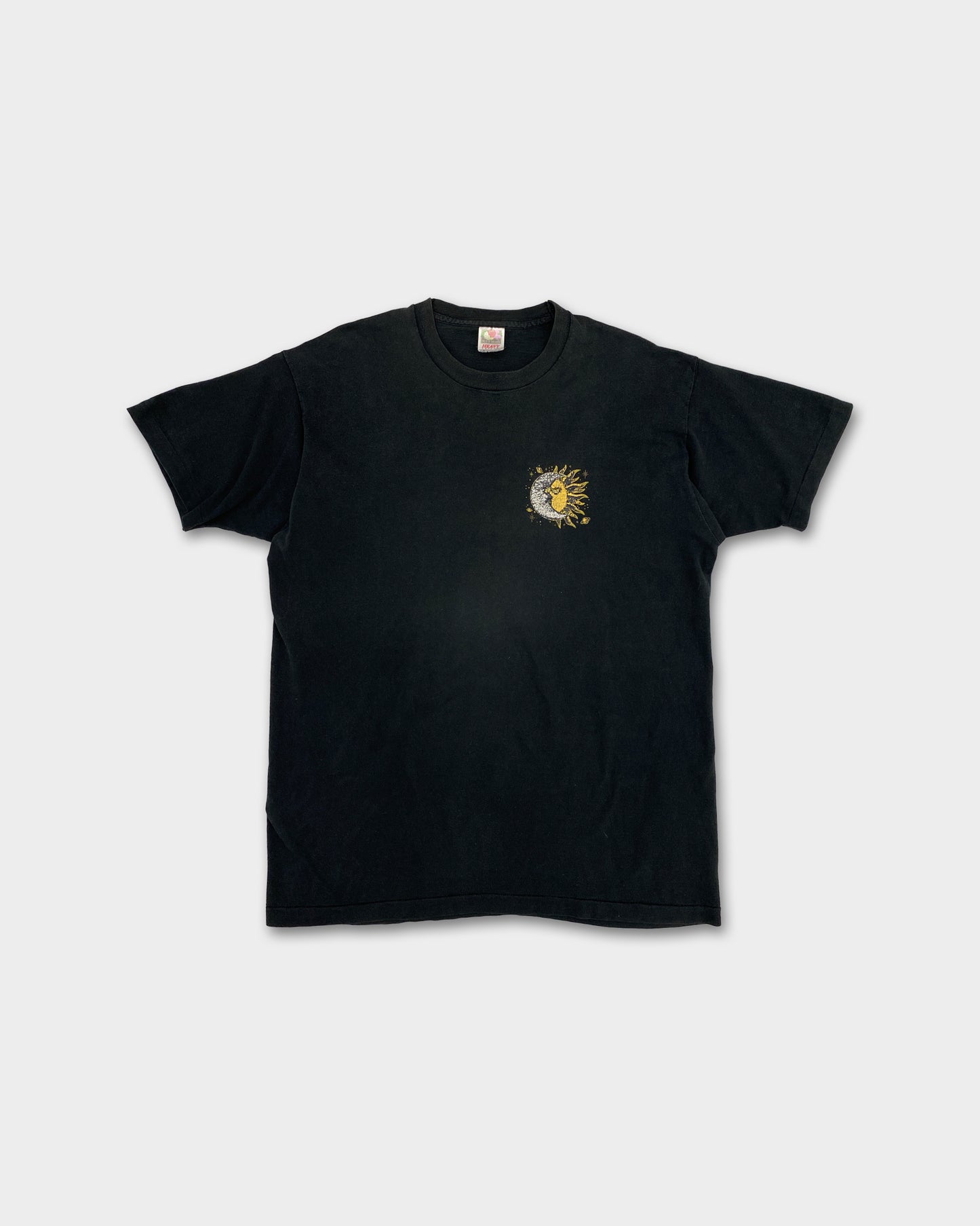 Vintage 1990s Sun & Moon Single Stitch T-Shirt Black