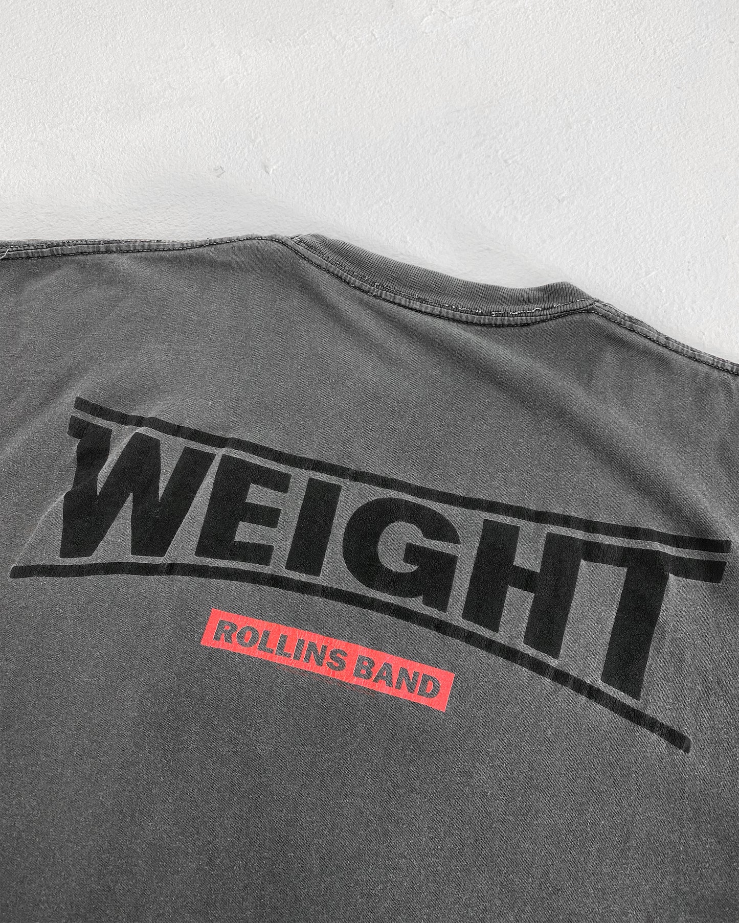 Vintage 1990s Rollins Band Be Strong Get Strong Single Stitch T-Shirt Grey