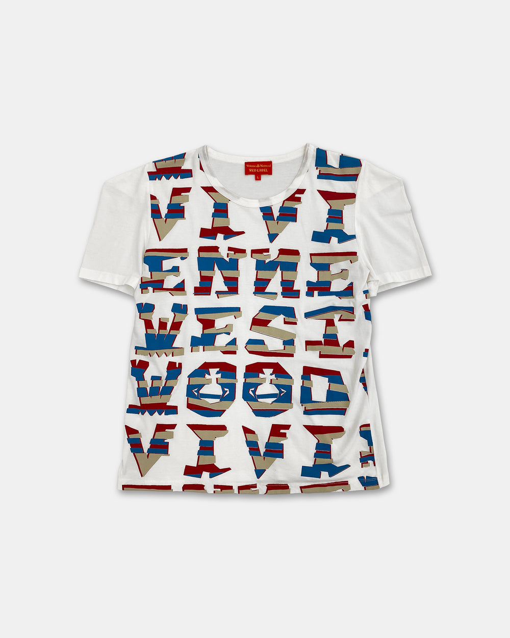 Vivienne Westwood SS2011 Big Letters Top White