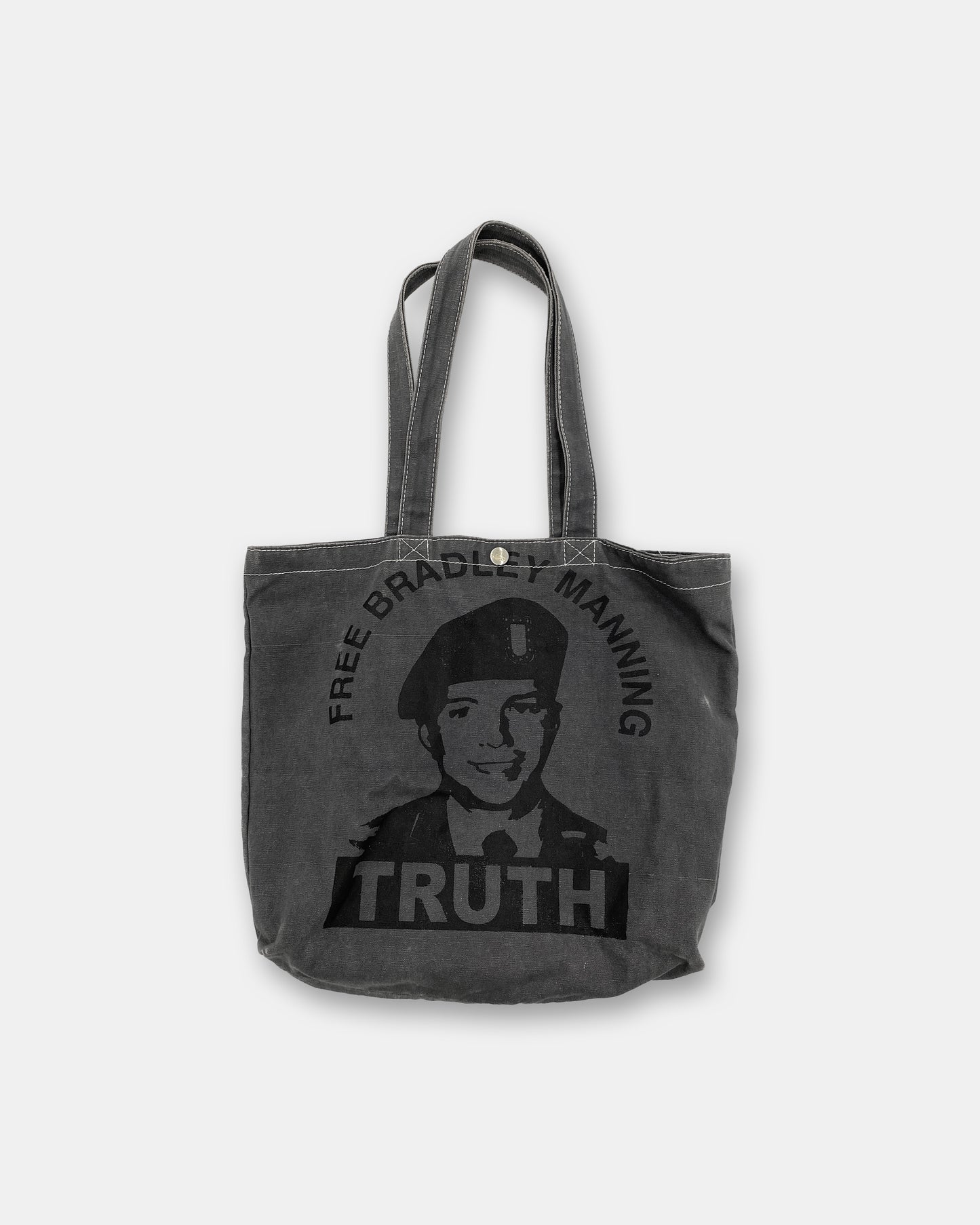 Vivienne Westwood SS2014 Runway Free Bradley Manning Tote Bag Grey