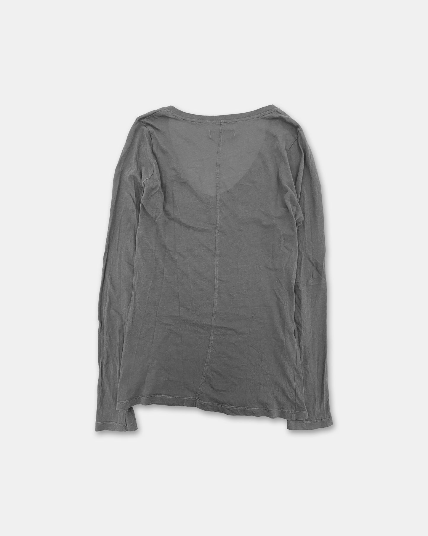 Witty Knitters 2000s Longsleeve Top Grey