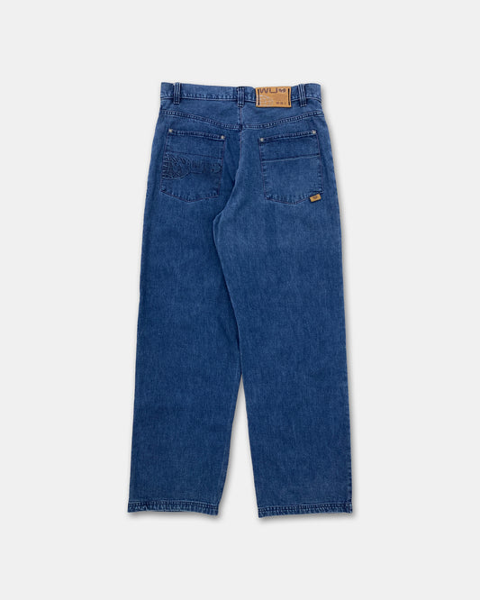 Wu-Wear 1990s Wu-Tang Clan Baggy Denim Blue