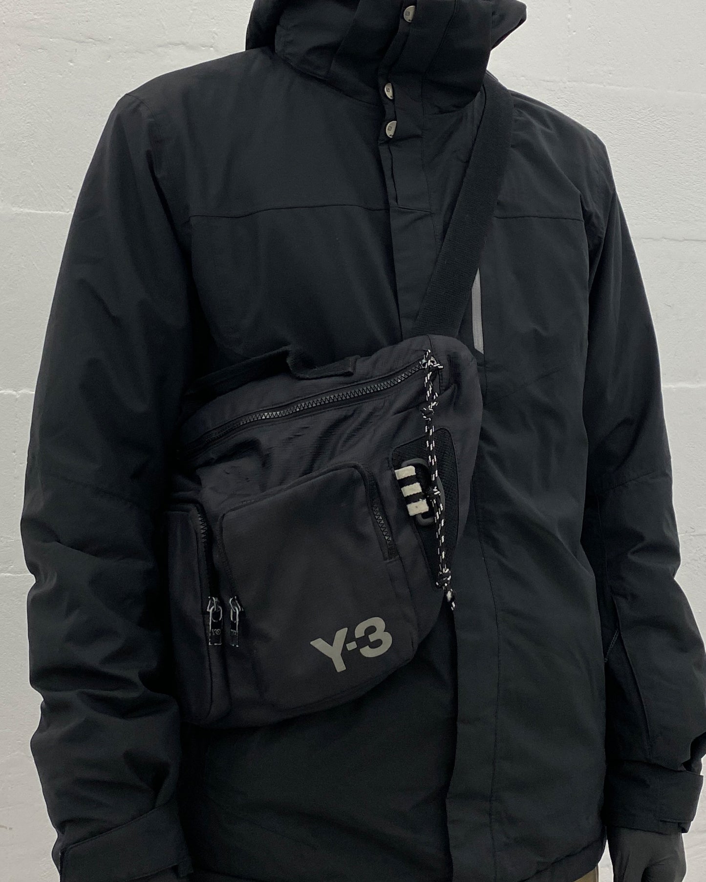 Y-3 2000s Umhängetasche Schwarz 