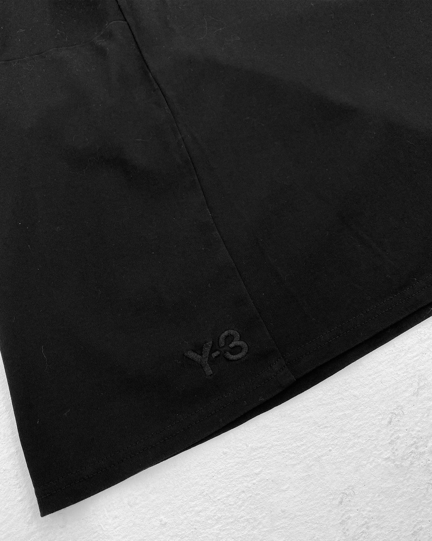 Y-3 SS2010 Übergroßes verstellbares Top Schwarz 