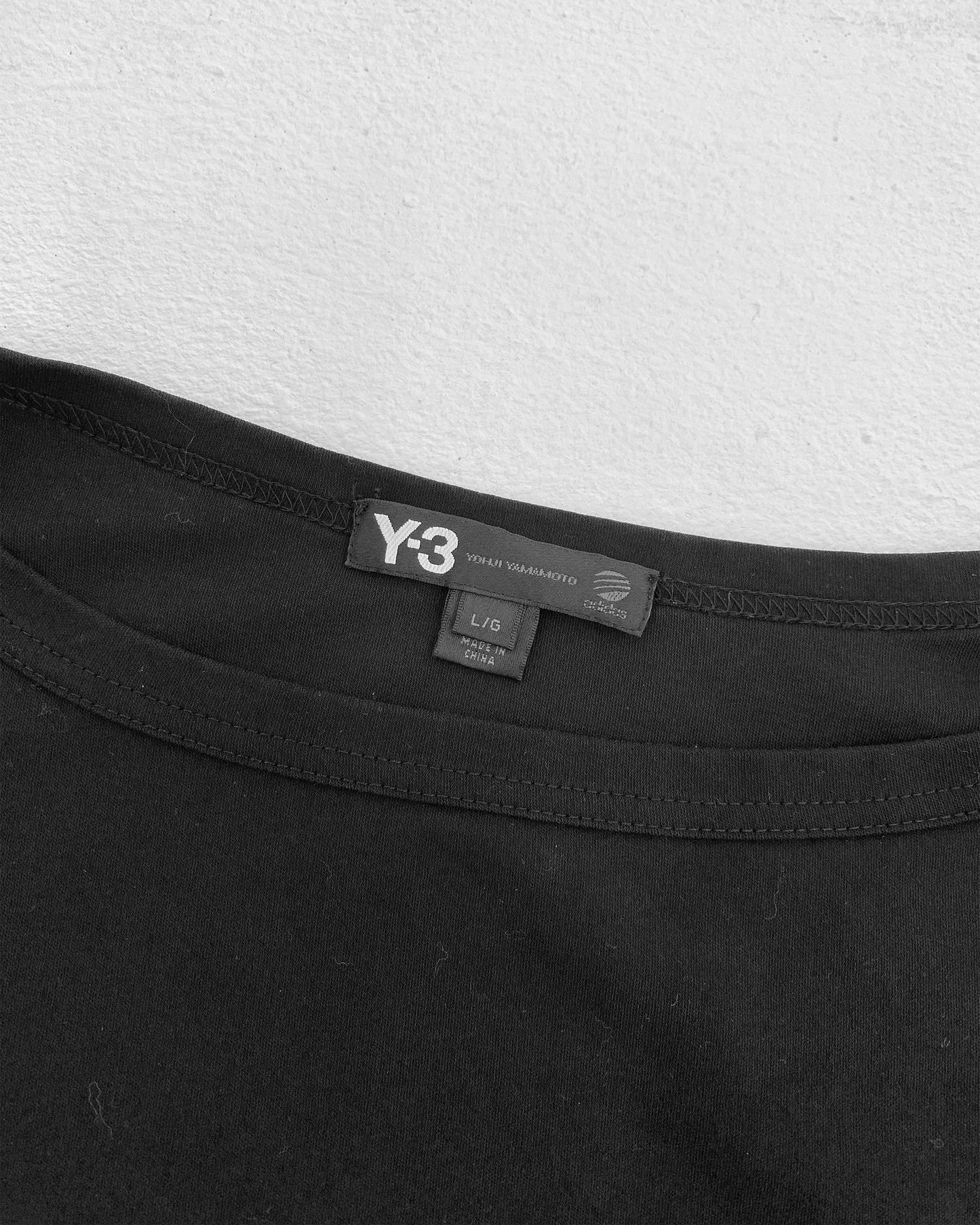 Y-3 SS2010 Übergroßes verstellbares Top Schwarz 