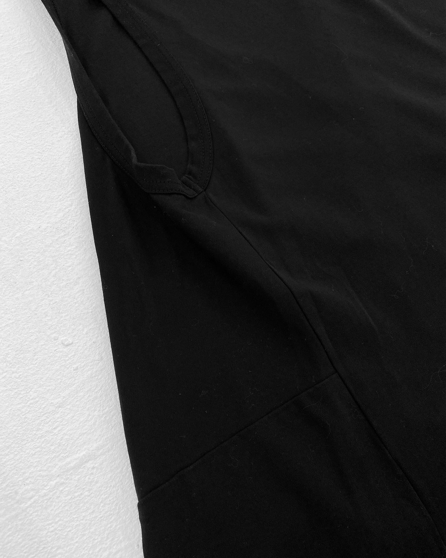 Y-3 SS2010 Übergroßes verstellbares Top Schwarz 