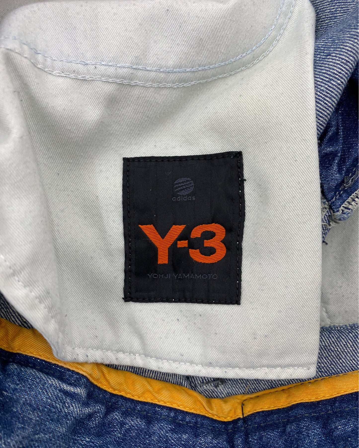 Y-3 2000s Buckleback Denim Blau 