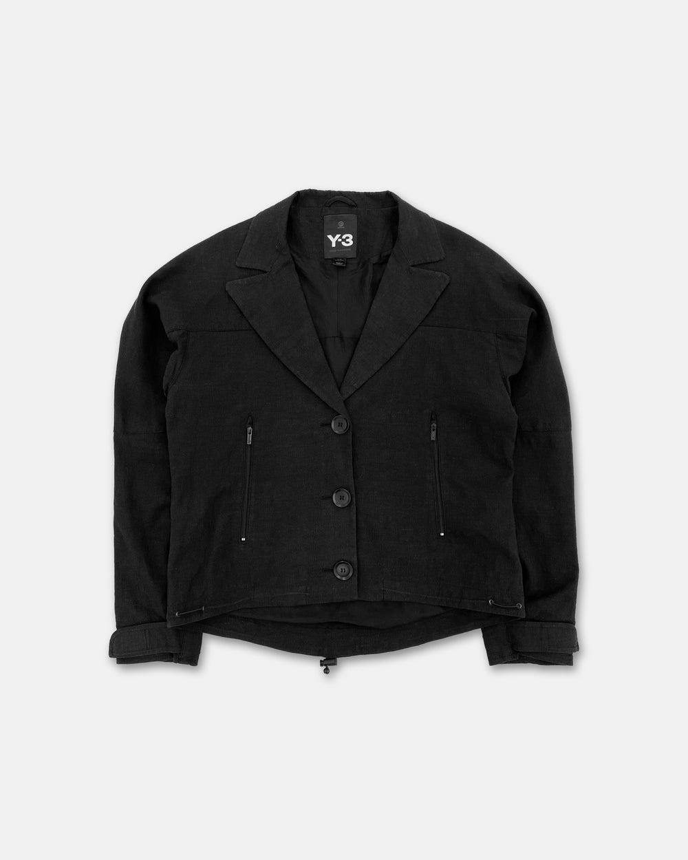 Y-3 SS2012 Übergroßer Blazer Schwarz 