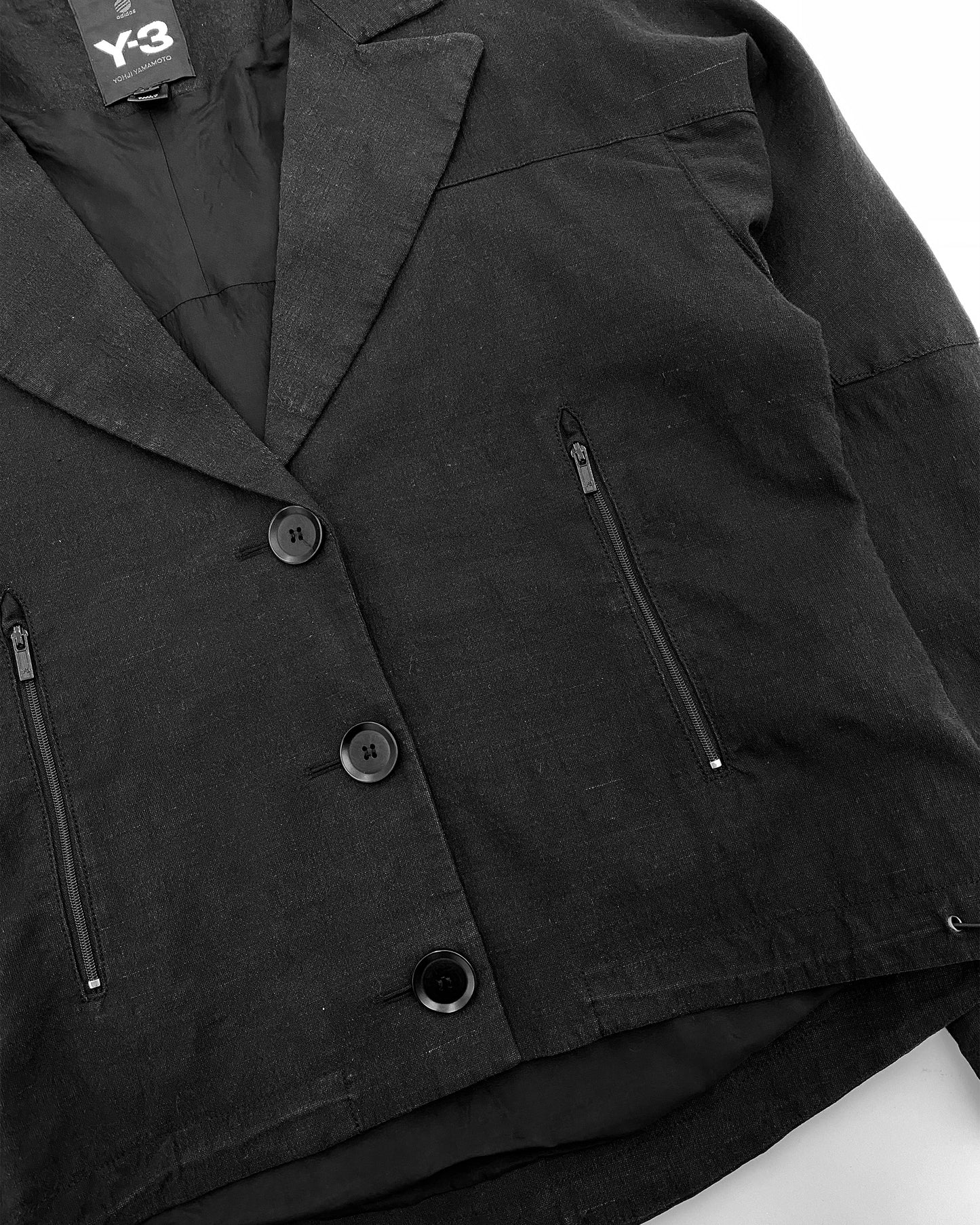 Y-3 SS2012 Übergroßer Blazer Schwarz 