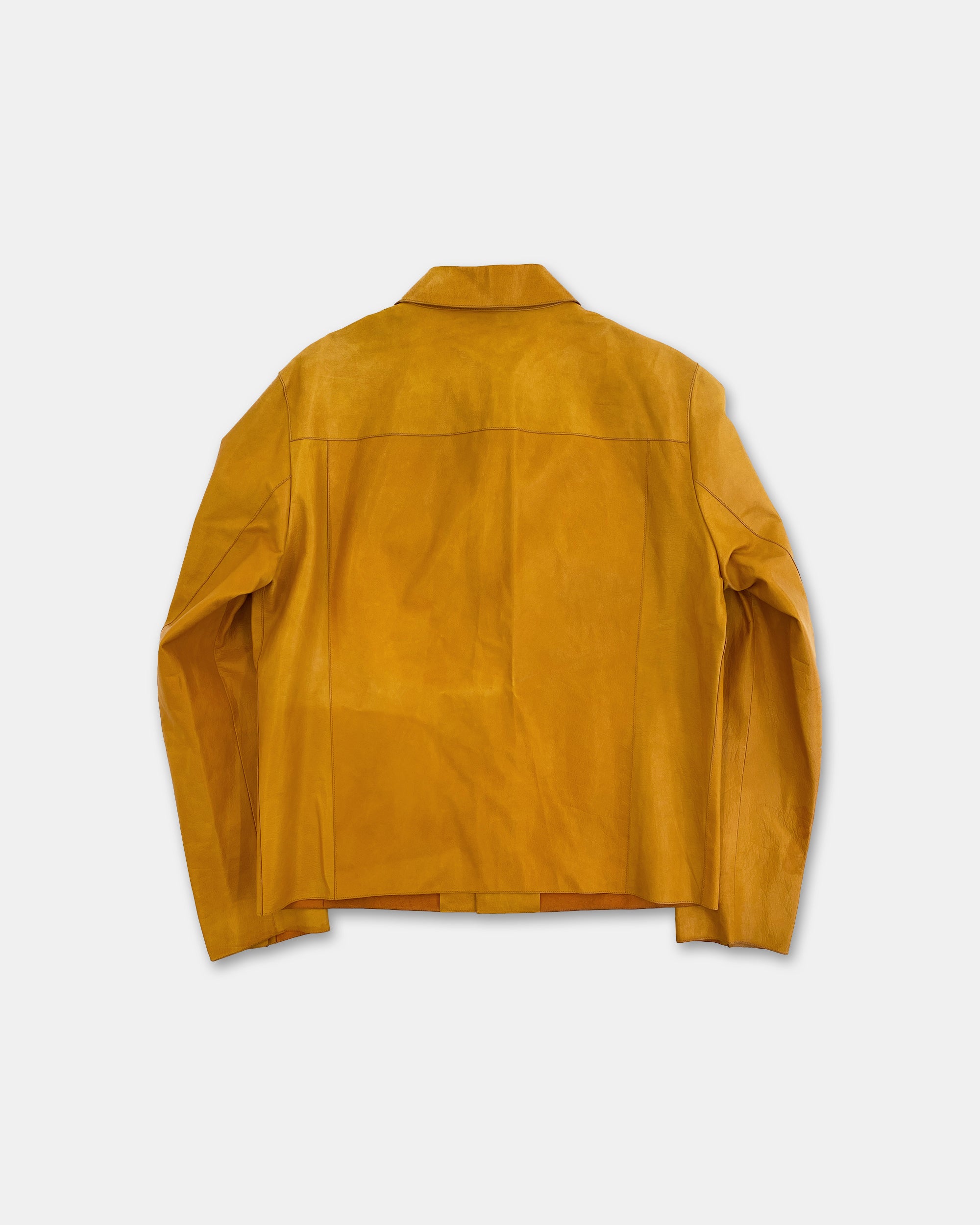 Miu Miu AW2000 Cow Leather Jacket Yellow – Knud Peters