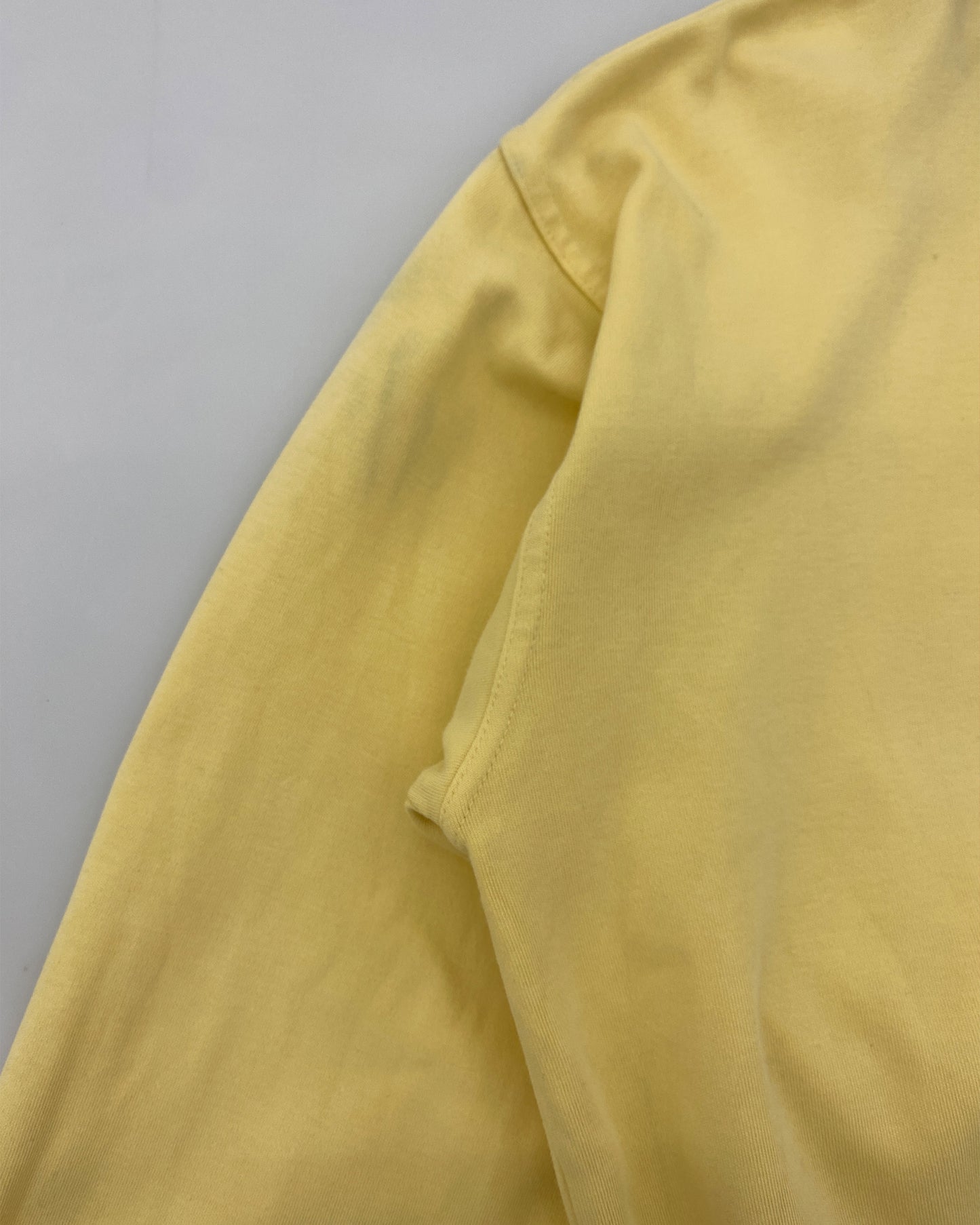 Yves Saint Laurent 1990s Chestpocket Polo Sweater Yellow