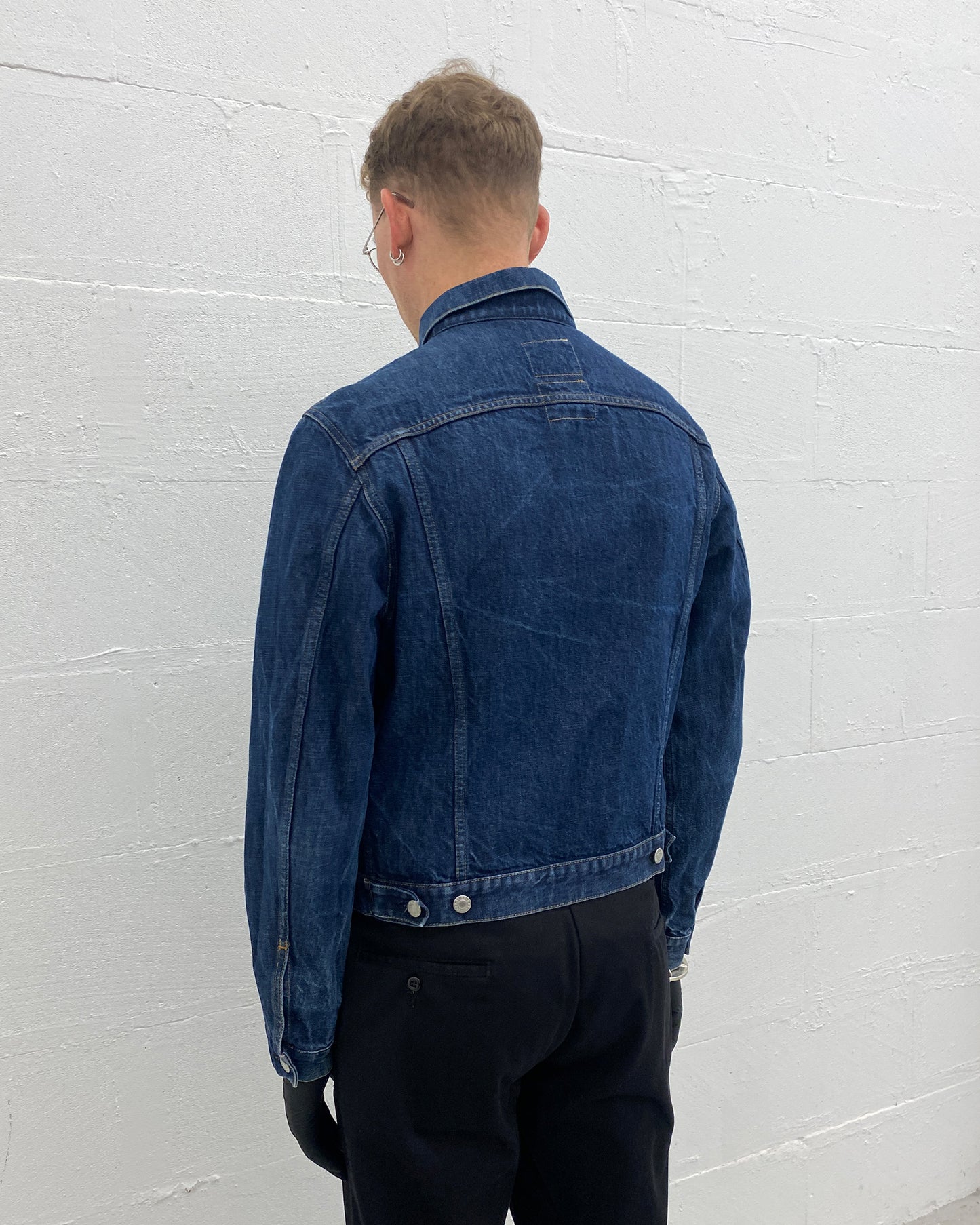 Helmut Lang 2000s Type 1 Classic Denim Jacket Blue